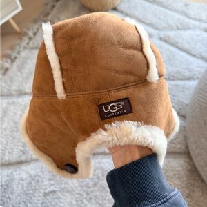 Ugg shearling trapper hat